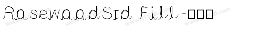 RosewoodStd Fill字体转换